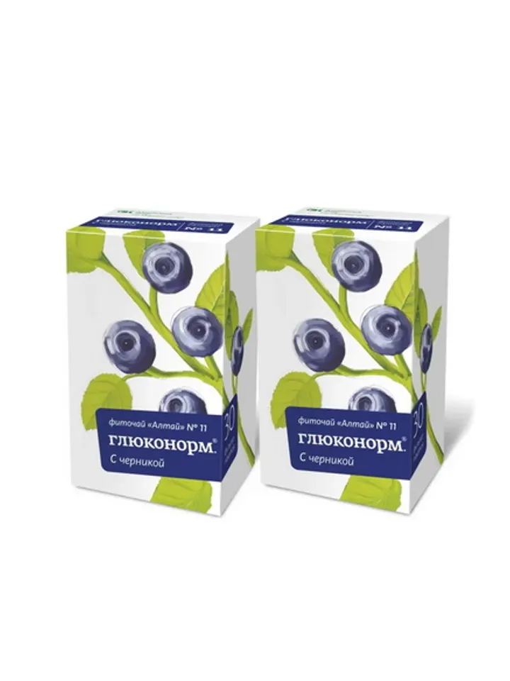 Altai Herbal Tea № 11 Gluconorm with blueberries, to reduce sugar levels