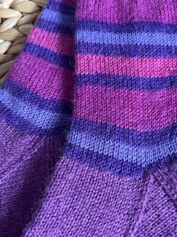 Handmade knitted womens socks/ Warm knitted accessory