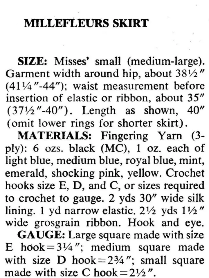 Crochet Skirt pattern, long crochet skirt, crochet patterns, granny squares skirt