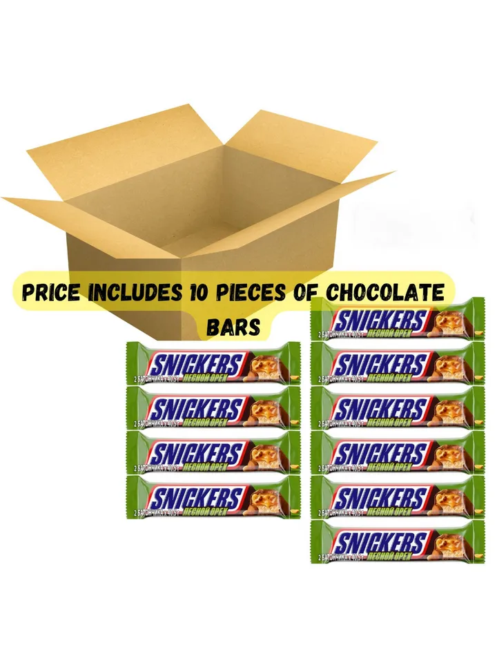 Chocolate candies hazelnut hazelnuts "SNICKERS" 2,85oz the order includes 10 pcs