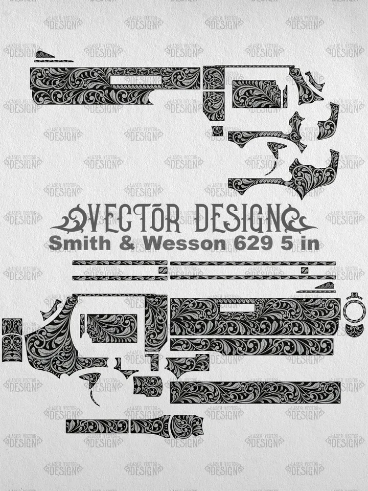 VECTOR DESIGN Smith & Wesson 629 5 in Scrollwork