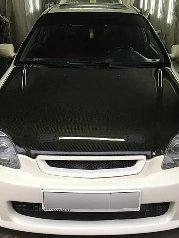 Front Bumper ABS Walker style for Honda Civic Ek 96-98 ( Bys Spoon ) Ek9