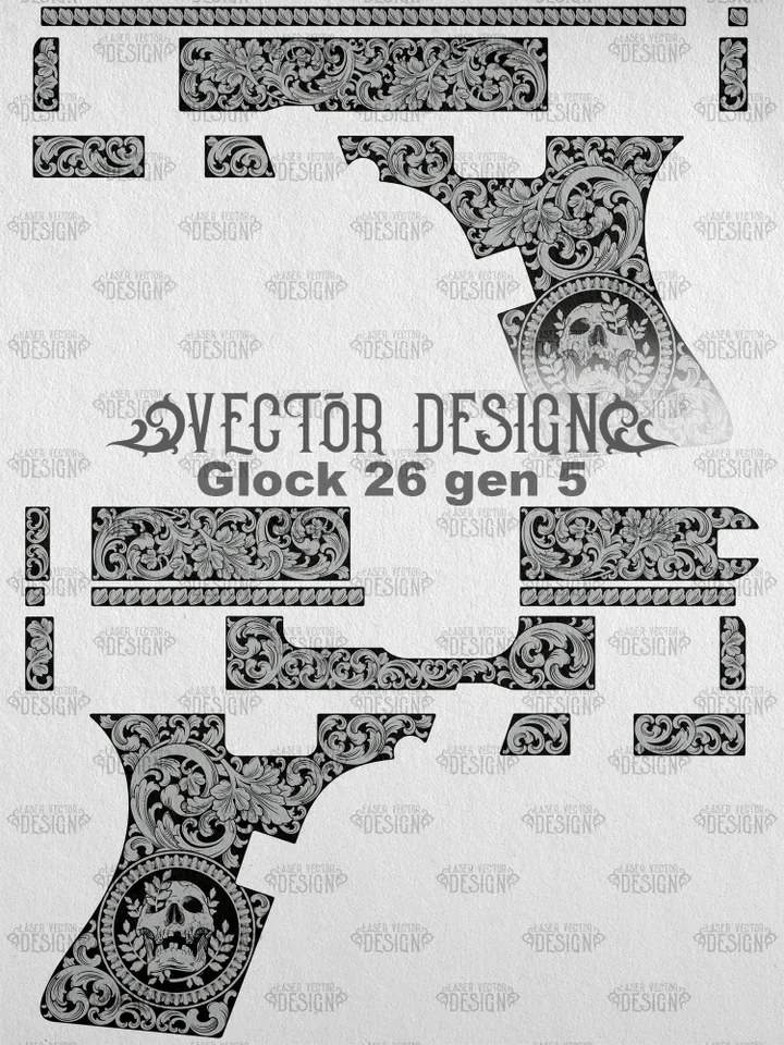 VECTOR DESIGN Glock 26 gen 5 Scrolls