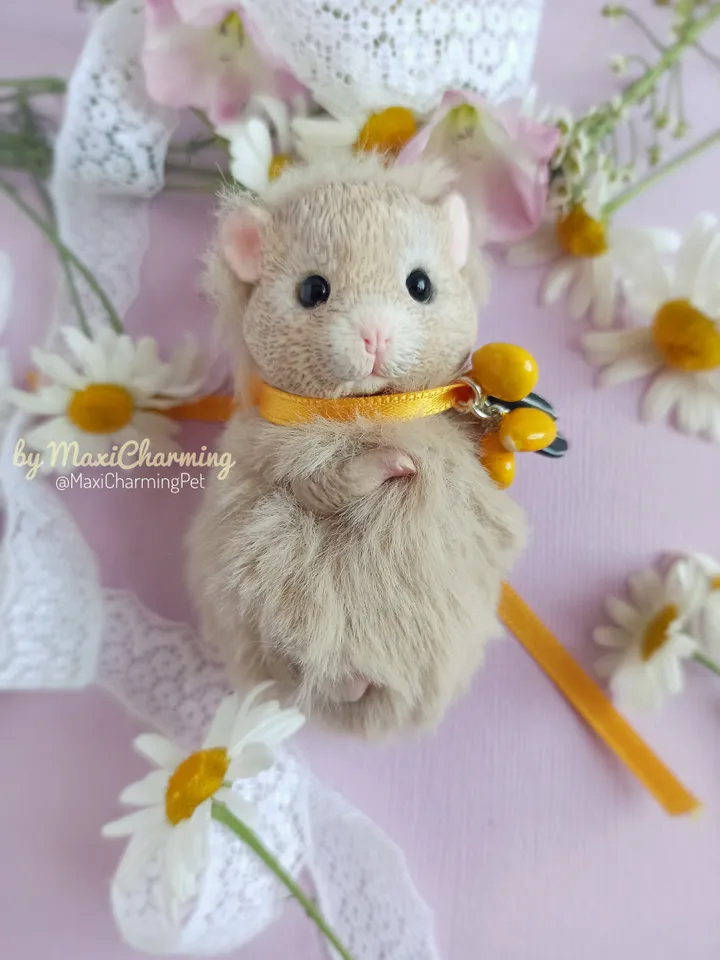 a Hamster art doll