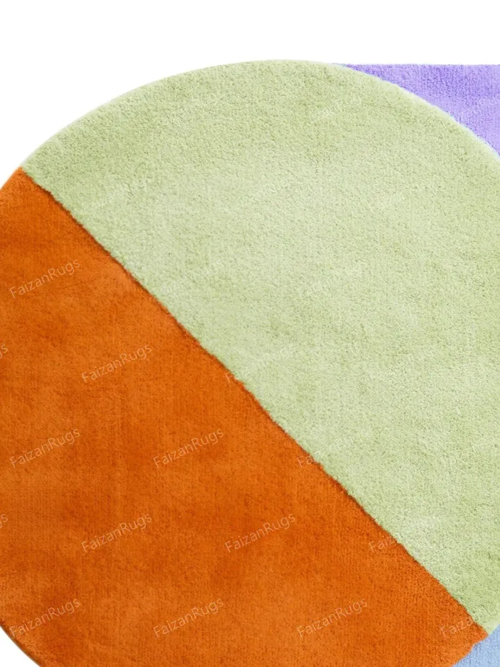 Color Full Irregular Shape hand tufted rugs 100% wool for living room, bed room, kids room in any size 8x10,9x12,6x9,5x8,4x6