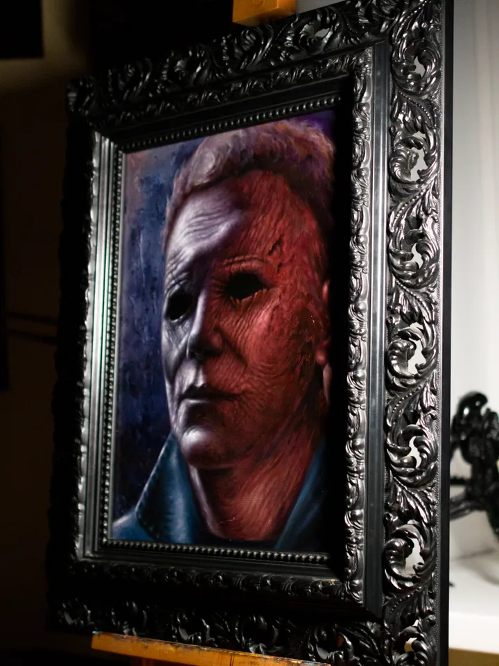 Original oil painting Michael Myers