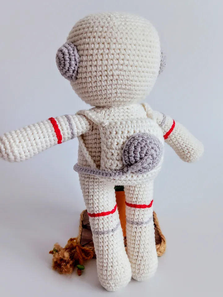 Crochet Astronaut Toy, Astronaut Baby Shower Gift, Spaceman Plush Toy, Astronaut Plushie, Space Gift For Him, Astronaut Birthday Gift