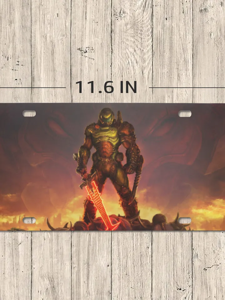 DOOM Eternal License Plate