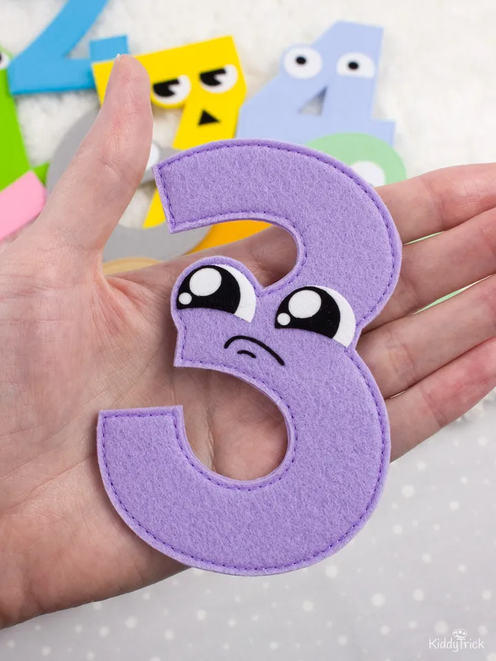 Felt Numbers - Sewing Patterns