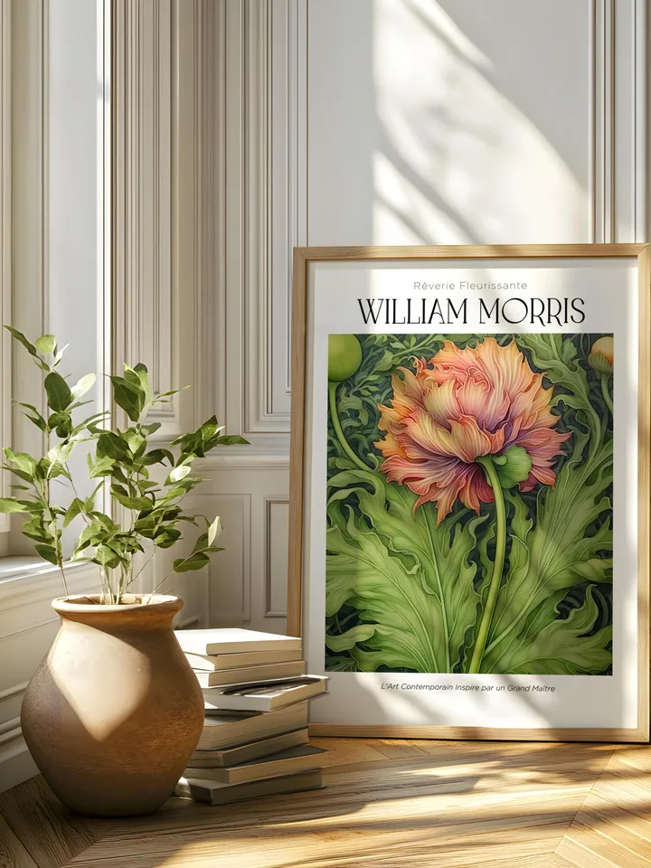 William Morris Wall Art, Vintage Botanical Print, Floral Poster Arts Decor, Digital Download, William Morris Print Digital Download AA6