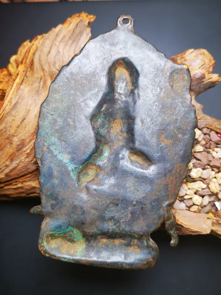 Gandhanra Acient Tibetan Buddhist Statue,Troma Nagmo,krodikali, the Black Wrathful Mother,100 Years Old