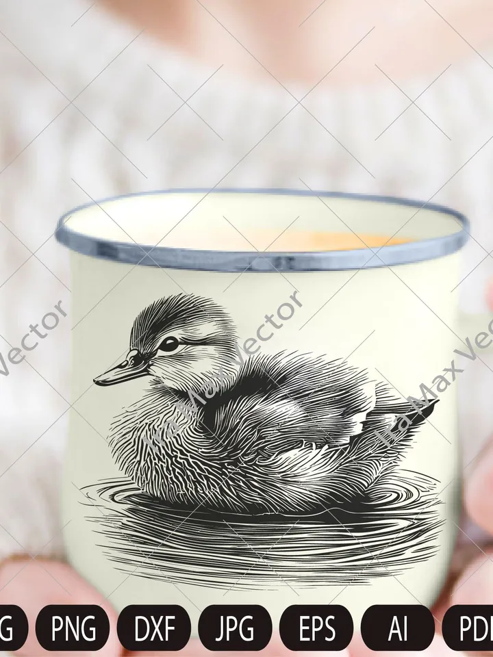 Baby Duck svg, Duckling svg, Duckling Instant Download, Duckling Cut Files, Duck Print File, Duck Sublimation File, Duck Silhouette