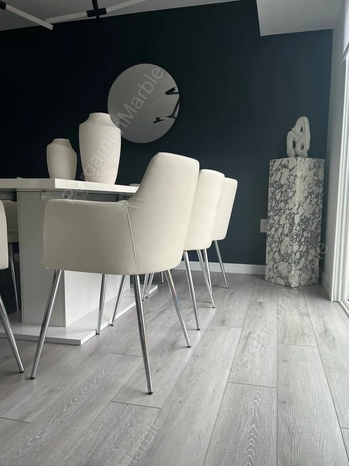 40'' Calacatta Viola Marble Plinth real marble, handmade, freeshipping, fast shipping, end table, cube table, side table, big pedestal