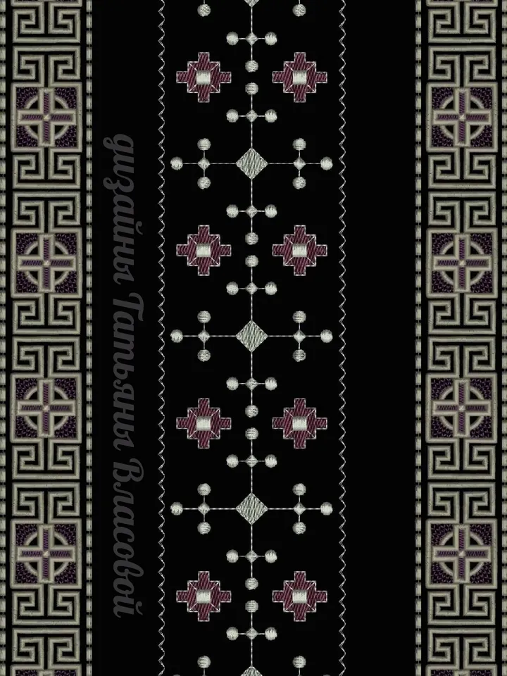 Set of designs for the Greek skullcap