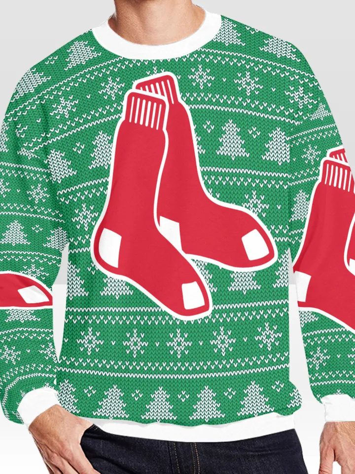 Boston Red Sox Ugly Christmas Sweater, Christmas Sweatshirt