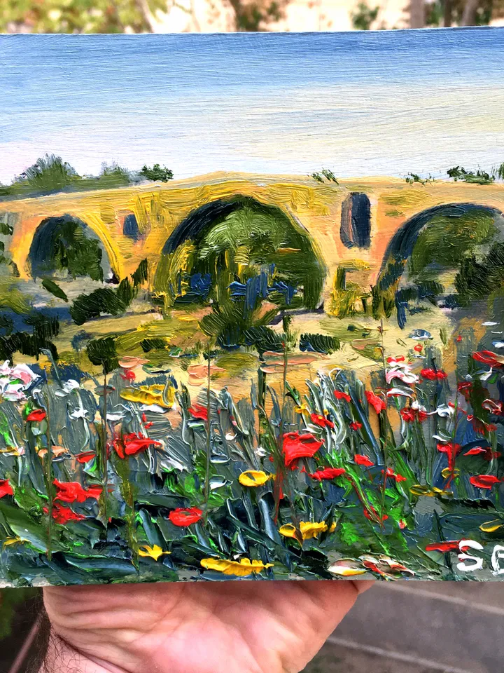 Le Pont Julien Original artwork by SerjBond