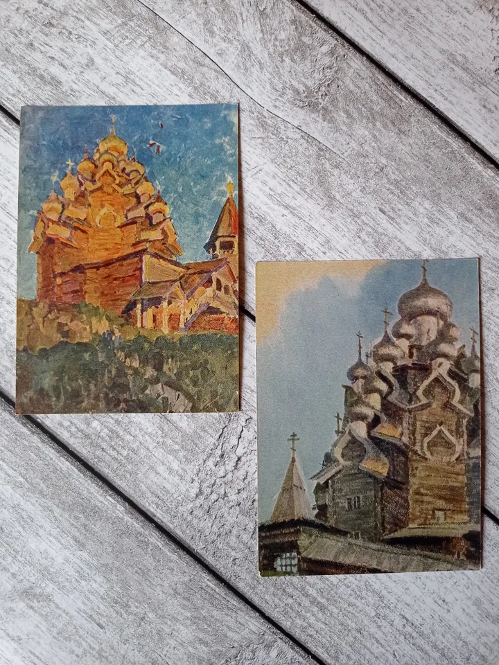 Set of postcards monuments of Russian architecture