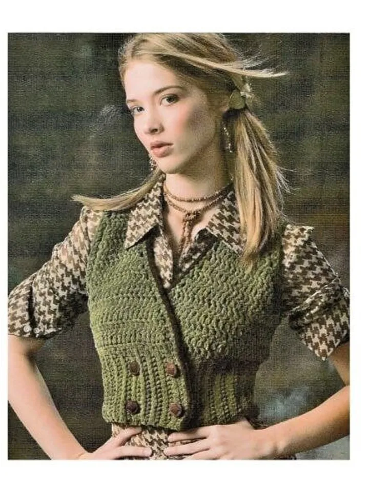Vest crochet pattern, easy vest crochet pattern, summer vest women pdf