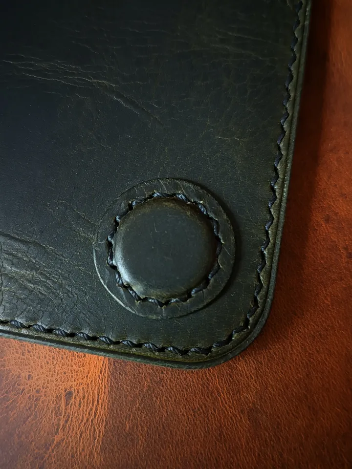 Long Wallet Pattern - Leather Wallet Pattern with Magnetic Snaps - Download PDF.