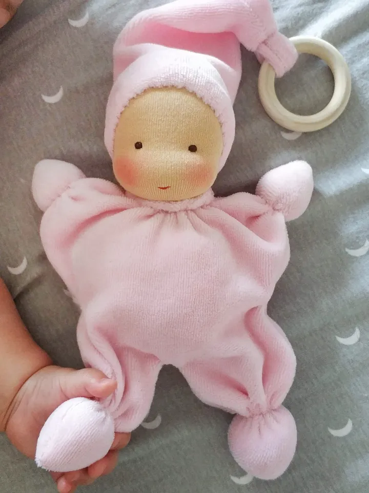 DIY Waldorf butterfly doll 10 inch (25 cm) tall. PDF sewing pattern and tutorial.