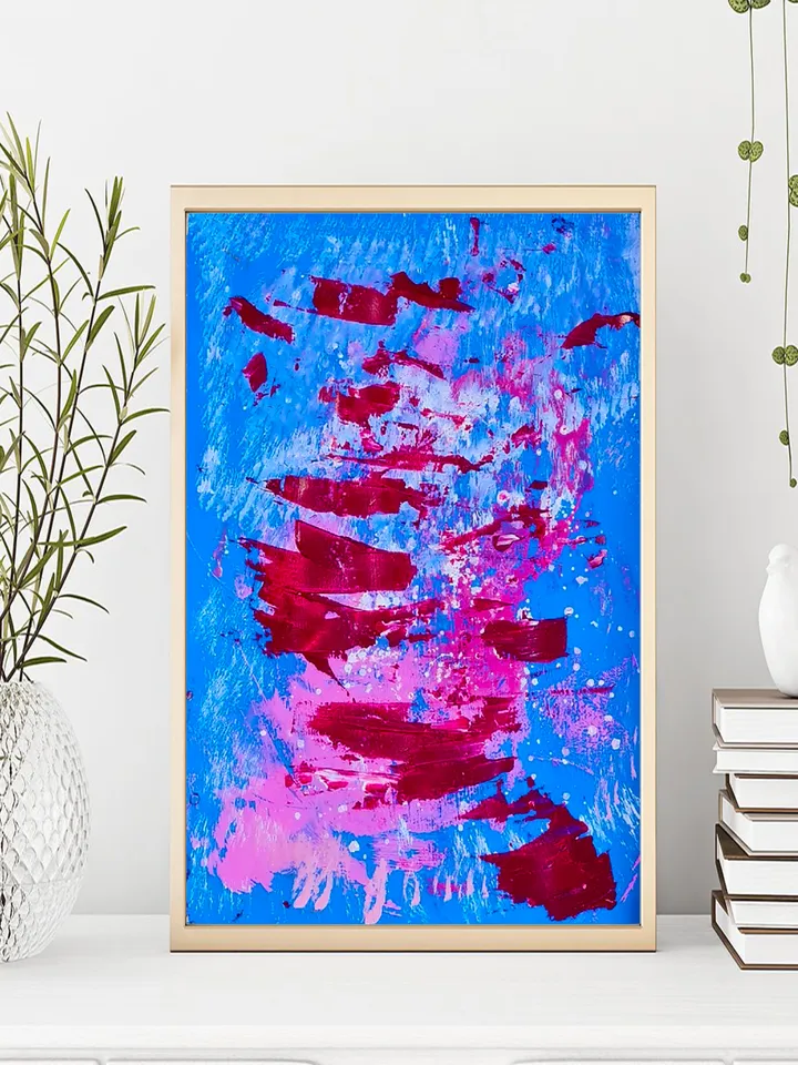 Abstract Lilac bush