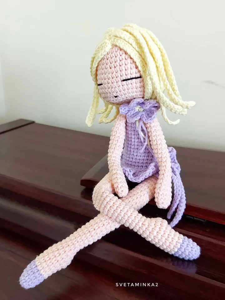 Crochet Doll Pattern Amigurumi. Digital Download. PDF.