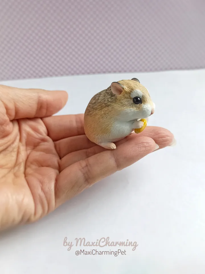 Your hamster customized sculpture