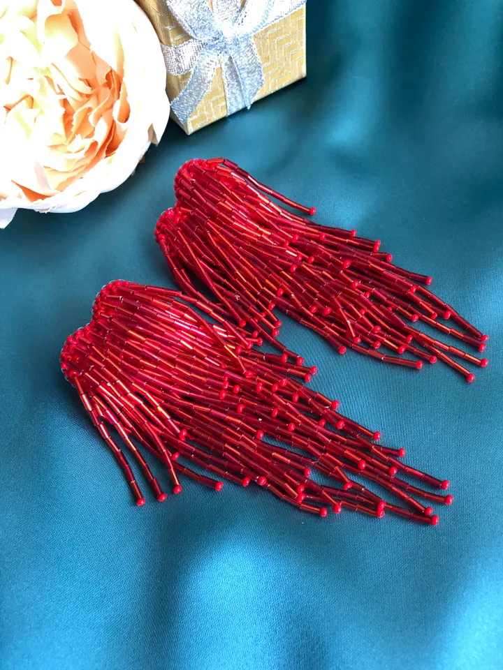 Waterfall Beaded Earrings