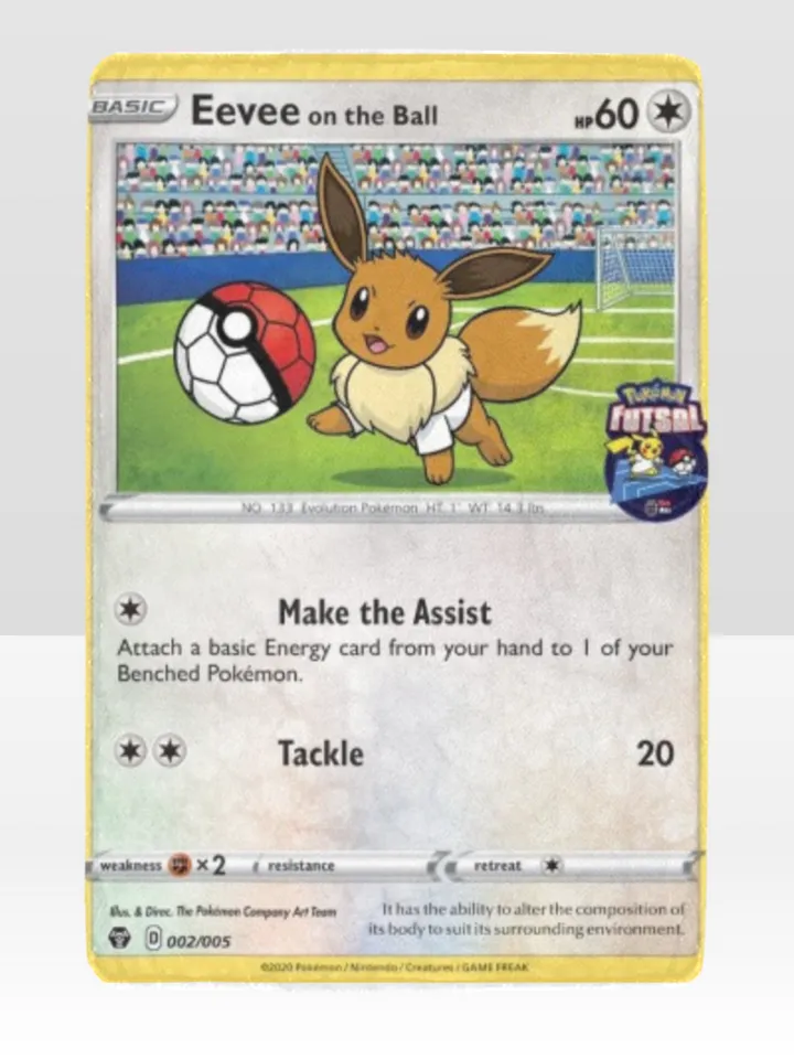 Eevee on the Ball Card Blanket Lightweight Soft Microfiber Fleece