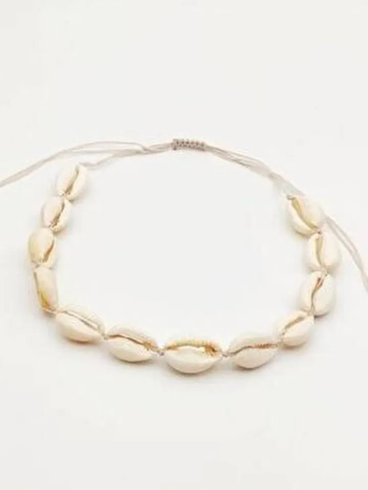 Seashell Necklace And Bracelet Set Suitable For Women And Children Necklace and Bracelet, Shell Choker and Bracelet Set, Summer Jewelry,