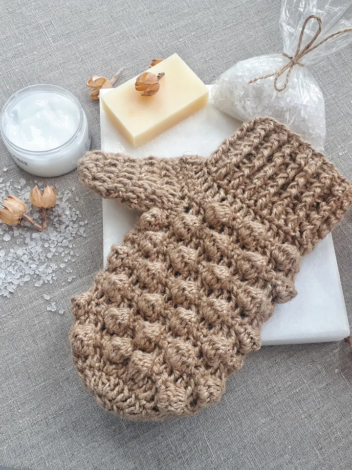 Shower Mitt Crochet Pattern PDF Crochet Pattern DIY Crocheting DIY  Bath Mitt Crochet Pattern
