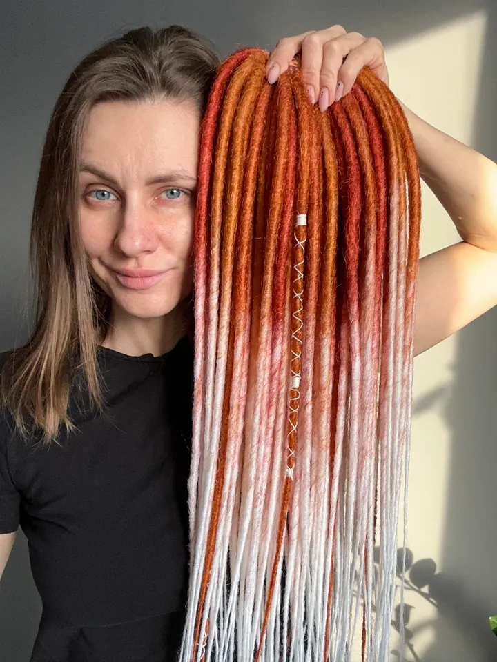 Dreadlocks soft dreads ginger dreads
