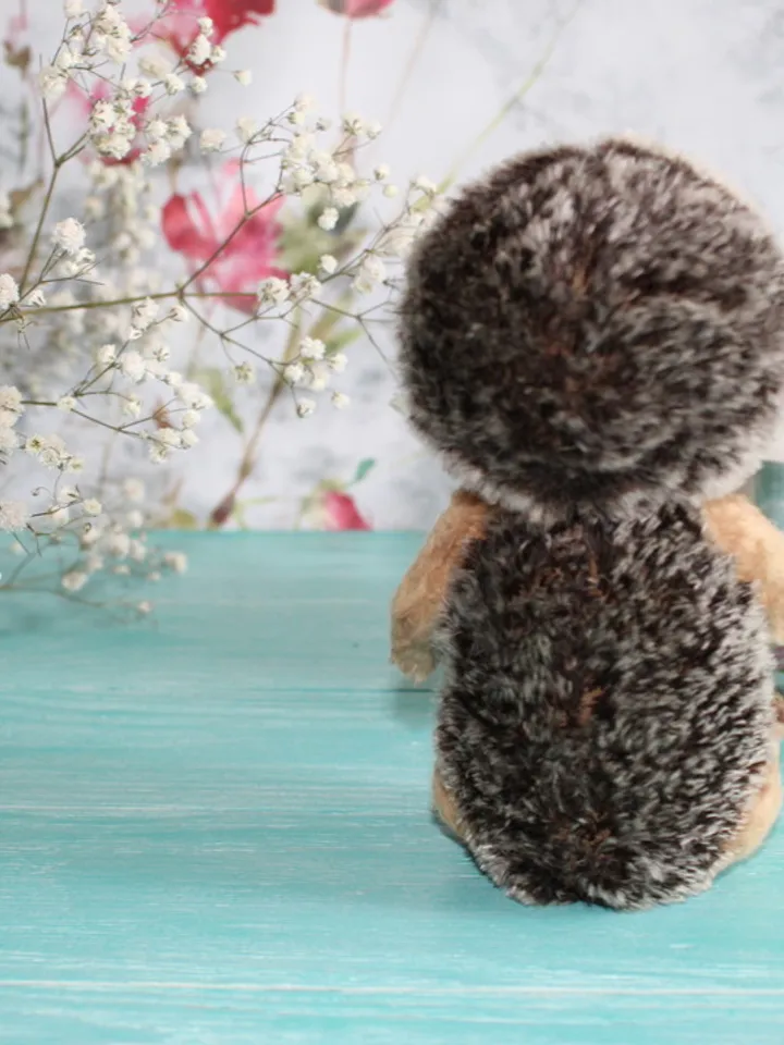 OOAK teddy toy – Stuffed Hedgehog toy – Collectible toy - birthday gift