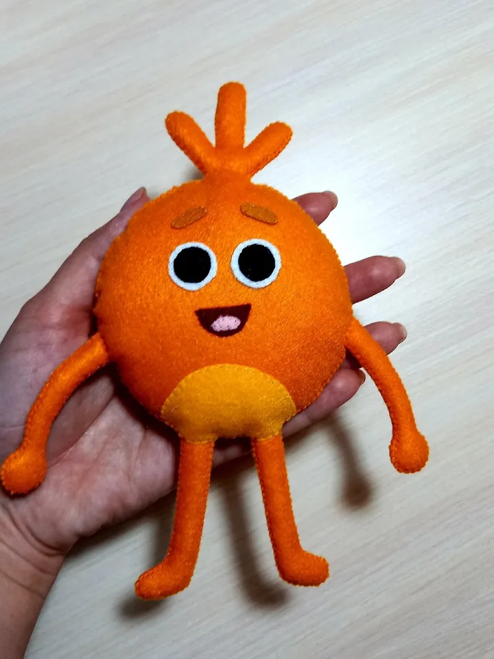 Super Simple Bumble Nums toy felt, Set 5 toy