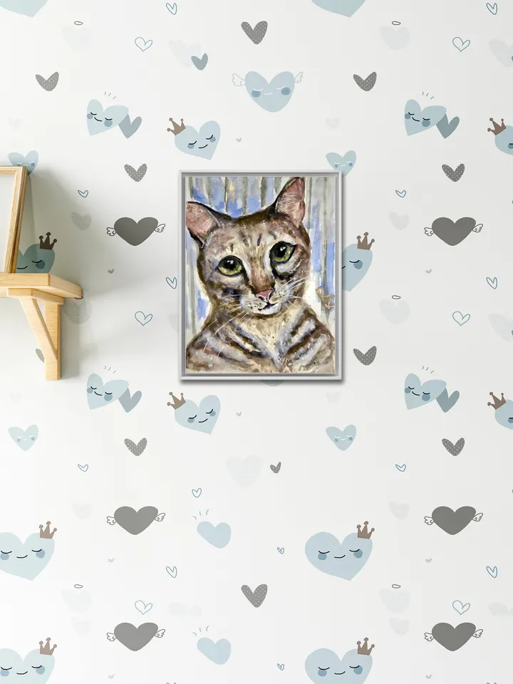 Andy-cat painting,original watercolor painting,one of kind,cat lovers gifts,wall decoration