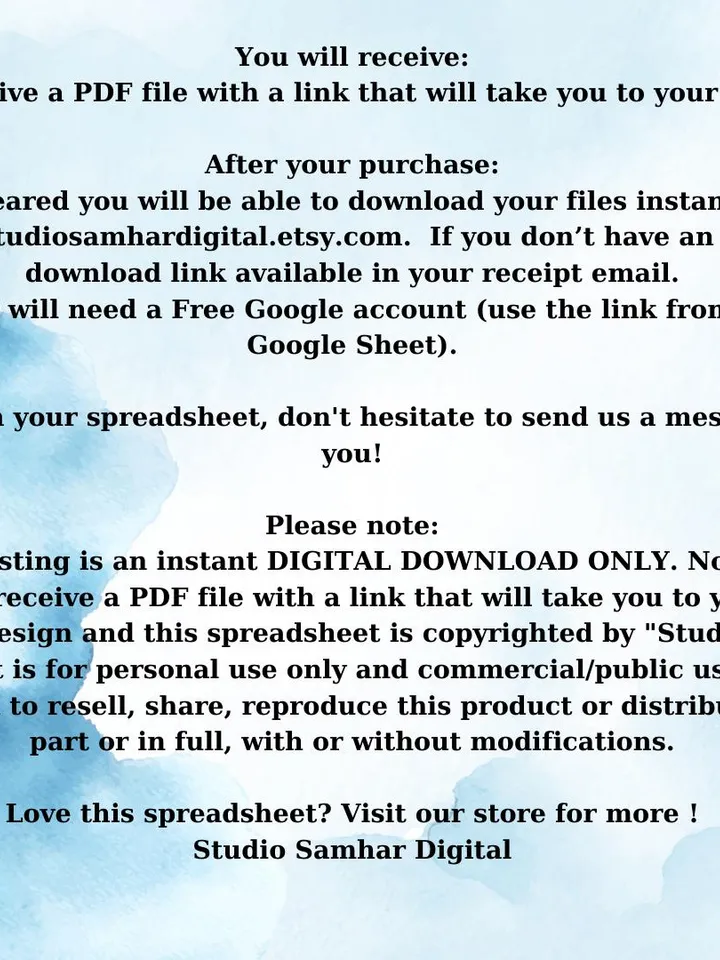 Editable Professional Commercial Invoice Template | Easy to Use Digital Download | Google Sheets Invoice for Businesses and Freelancers