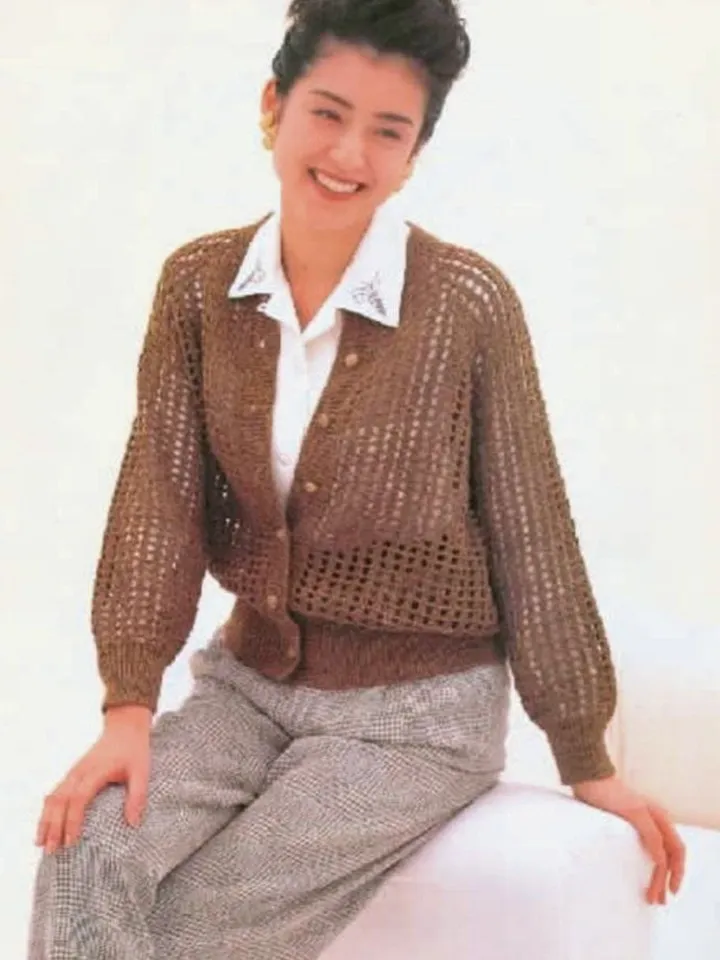 Cardigan crochet pattern, mesh cardigan crochet, women cardigan crochet pattern pdf