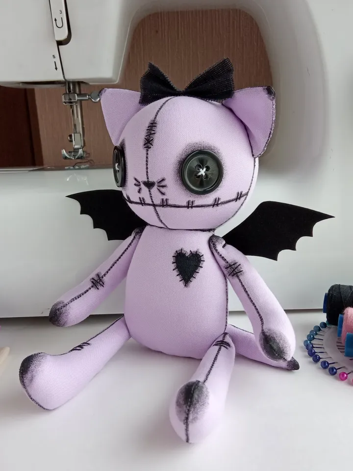 Handmade Cat Doll – Violet