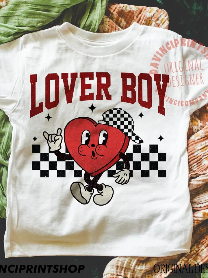 Lover Boy png, Valentines Day Png, Retro Valentine, Kids Valentine png, Boys Valentine png, Boy Sublimation, Valentines png, Toddler boy png