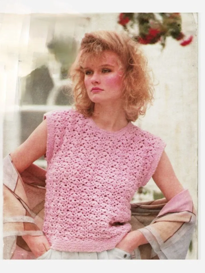 Crochet top, top pattern, easy crochet pattern top pdf