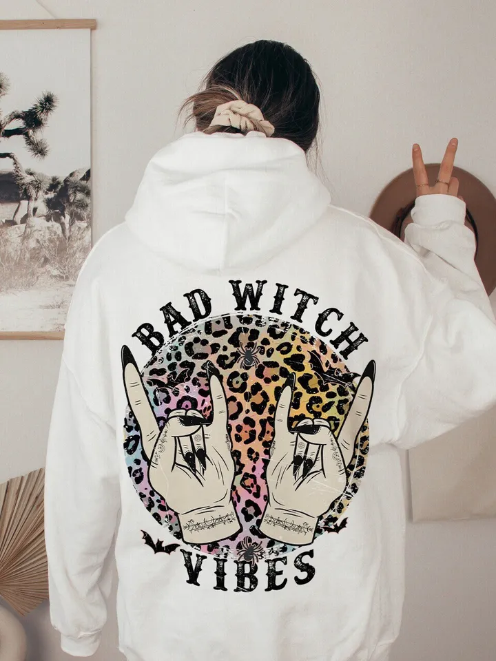 Bad Witch Vibes Png, Halloween Witch, Witch Hand, Halloween Sublimation, Halloween Png, witchy png, spooky png, Sublimation Designs Download