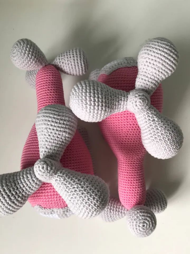 Soft toy pink Helicopter