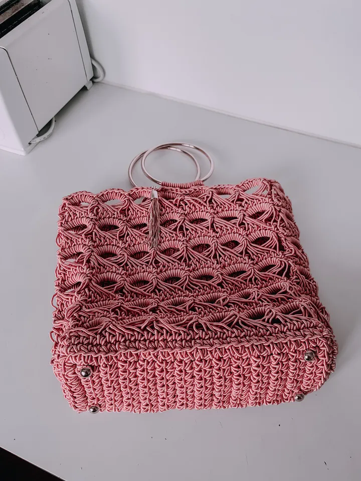 Crochet mesh bag, net avoska bag, market vegan bag, woven bag, eco friendly bag, macrame purse, zero waist