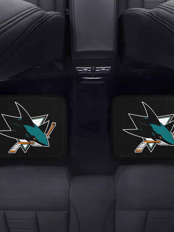 San Jose Sharks Back Car Floor Mats Set of 2