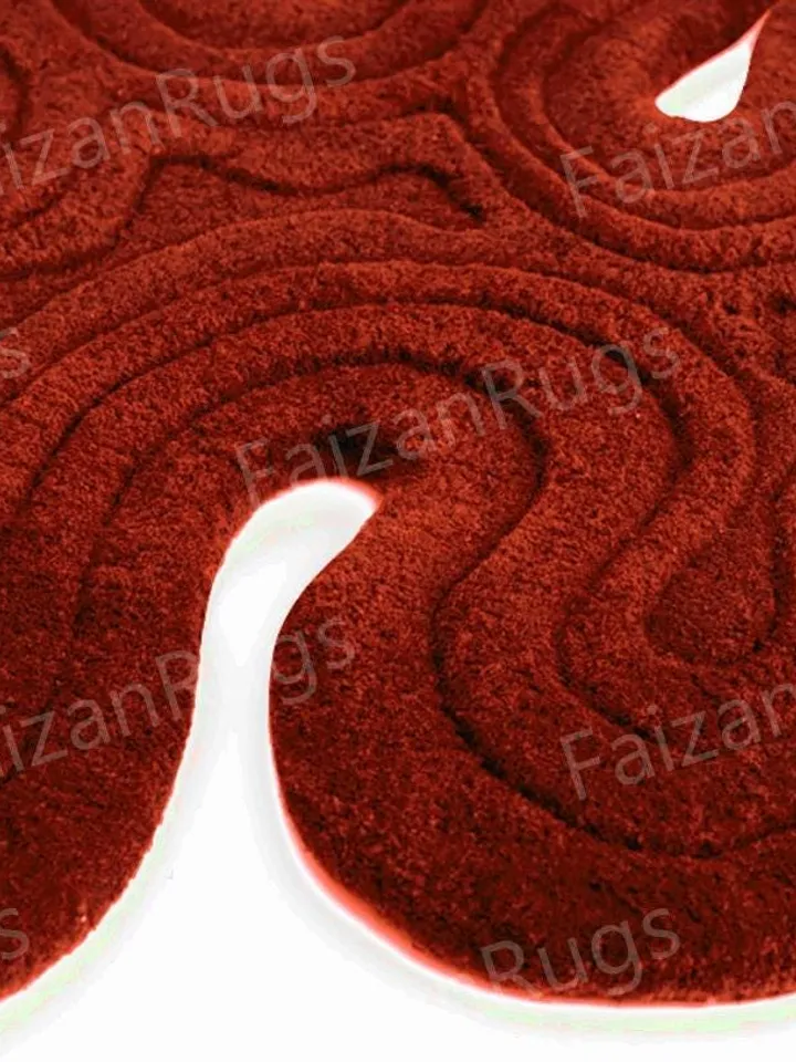 Buy Stunning Red Dune Handmade Wool Rug | Hand Tufted Rug 100 Wool For Living Room | Bed Room | Kids Room | Drawing Room |  In Any Size's