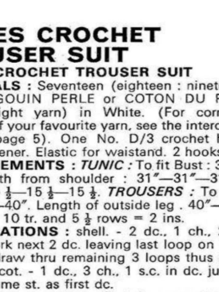 Crochet dress pattern , Crochet tunic, crochet pattern sweater tunic, crochet trousers pdf