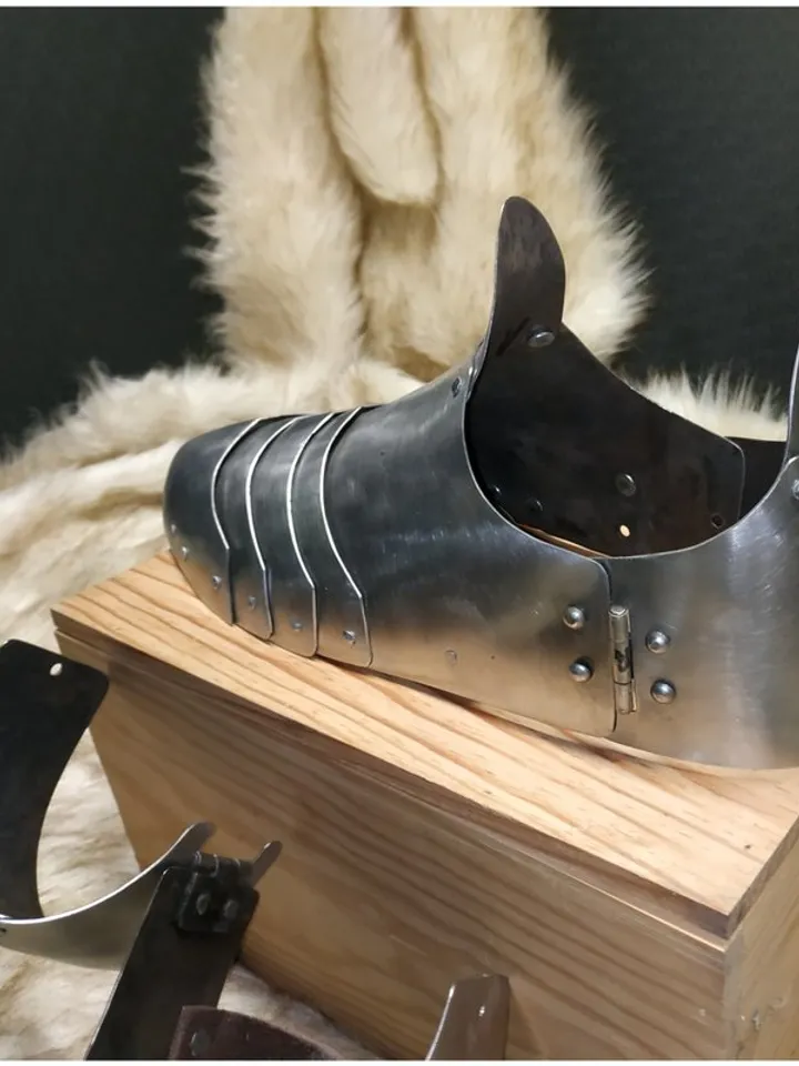 Steel Sabatons - armor for reenactors - hand forged armor - custom made - HEMA