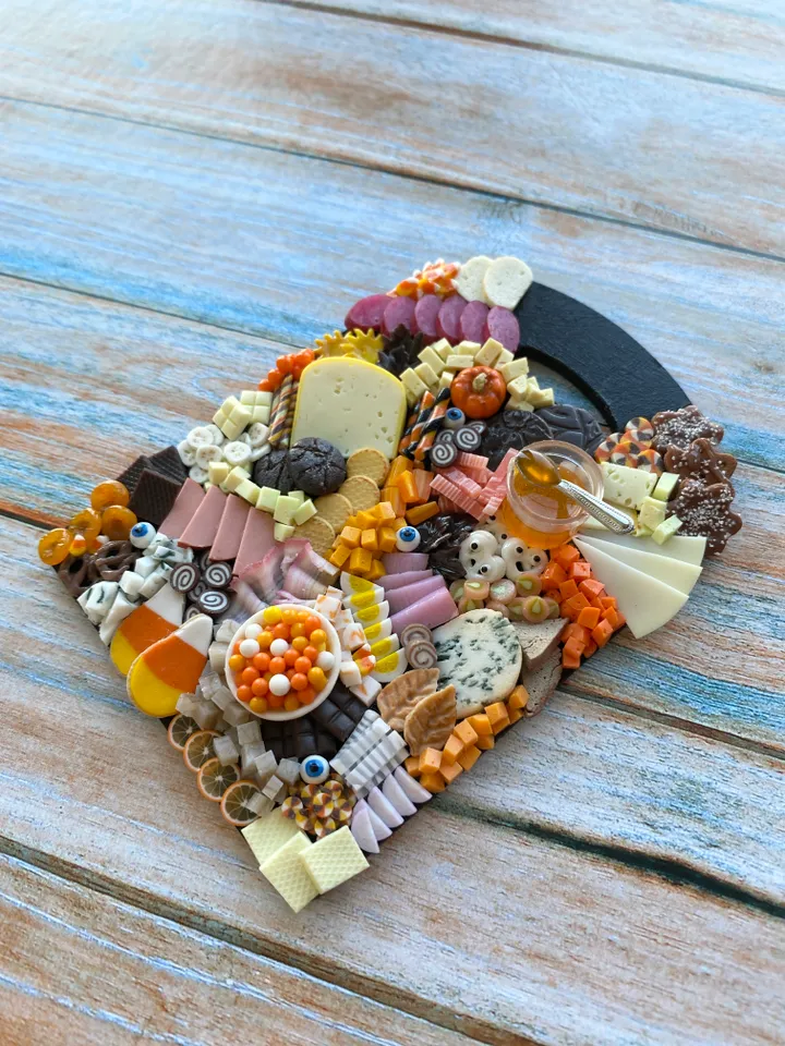 Magnet Miniature Charcuterie Halloween Board Souvenir for Party