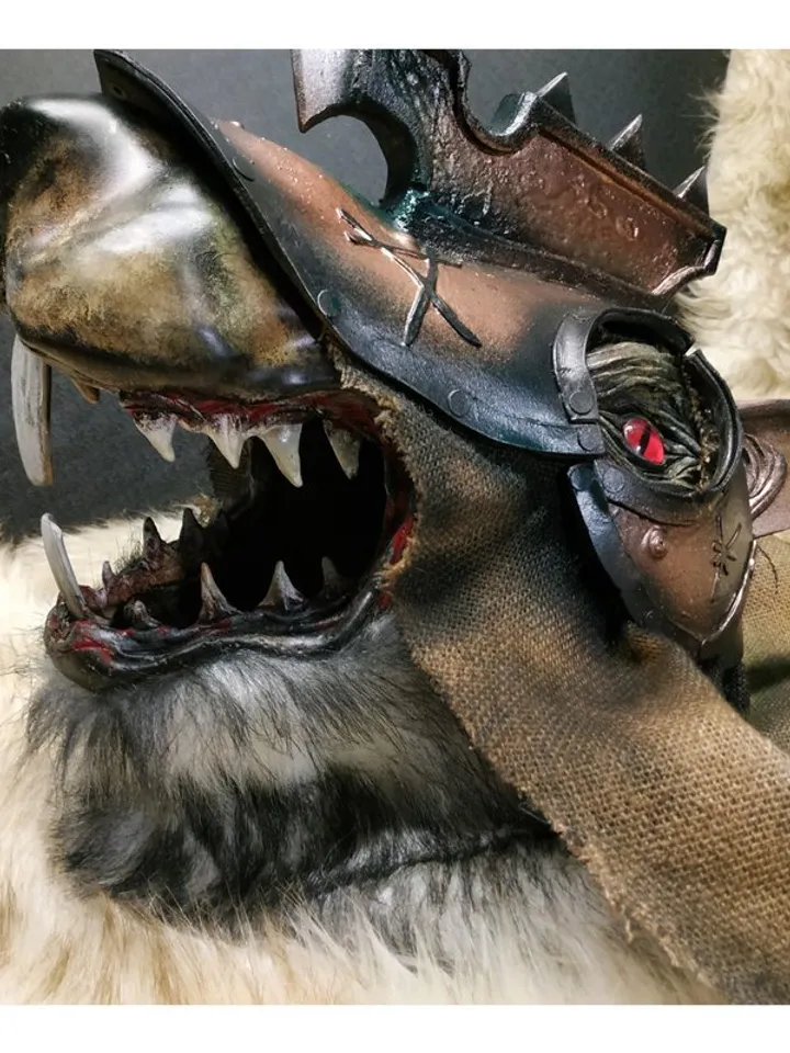 Skaven - head mask - clan Mors - helmet - Warhammer - inspired - Fantasy Battle