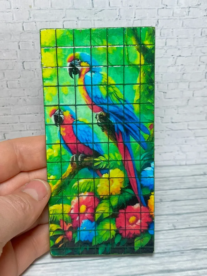 Bright panel. Panel for a dollhouse. 1:12. Handmade.